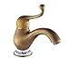 Antiker Messingkrug Wasserhahn Heiß und Kaltwasserhahn Bronze Finish Wasserhahn Waschbecken Mischbatterien SLT0085G Brass