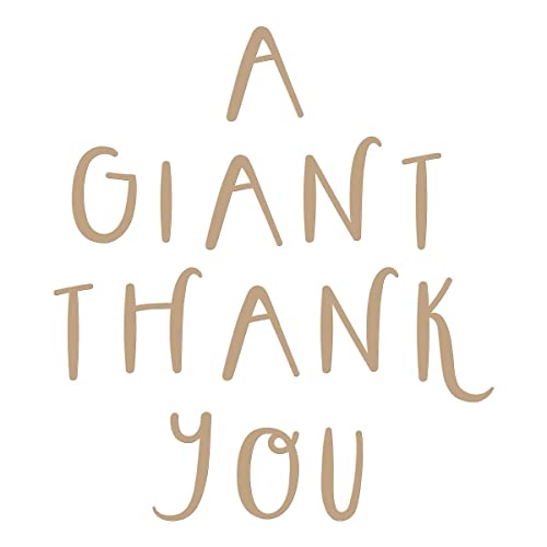 Spellbinders Giant Thank Hot Foil Plate from The Glimmer Cardfront Sentiments Collection, Metal, ONE - Image 3
