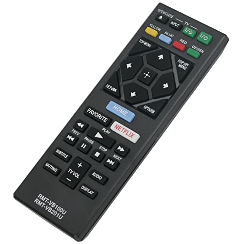 VINABTY RMT-VB100U RMT-VB201U Replacement Remote Control fit for Sony Smart Blu-ray Player BDP-S3700 BDP-S4500 BDP-S5500 BDP-S6500 UBP-X700 BDP-S1500 BDP-S1700 BDP-S2500 BDP-S2900 BDP-S3500 - Image 2