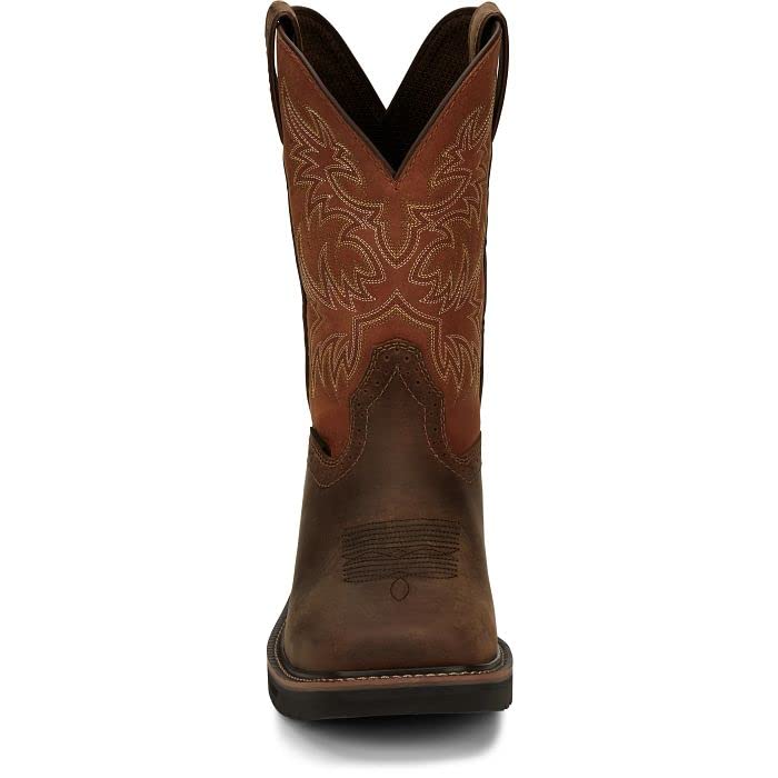 Justin Switch 11" Composite Toe Work Boots - Men's Safety Footwear, J-Flex Comfort, Slip-Resistant, ASTM Rated4