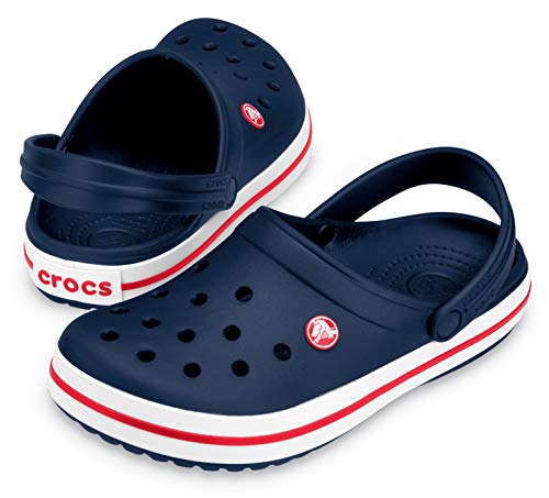Image of Crocs Unisex Adult Crocband Clog, Navy N, 12 UK M (M13)