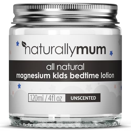 Image of NaturallyMum - Magnesium Bedtime Lotion for Kids & Babies [NATURAL & SAFE] - Topical Kids Magnesium Cream Lotion for Sleep - Safe for Babies (6M+) - Support for Sleep, Bone & Overall Kids Health
