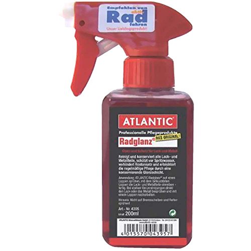 Preisvergleich Produktbild Atlantic Radglanz Reinigt und konserviert / Sprühflasche 200ml 4395 200 ML
