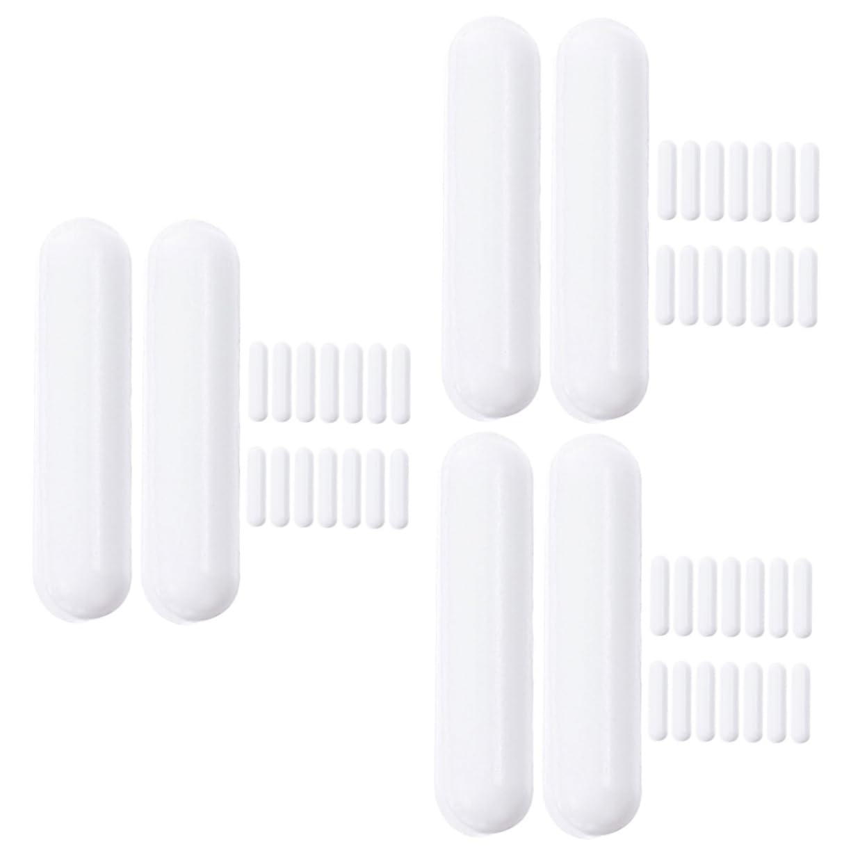 ULTECHNOVO 48piezas Agitador Magnético De Barra De Ptfe Para Laboratorio Herramienta De Mezcla De Alta Temperatura Para Solventes y Reactivos Barra Cilíndrica De Agitación Magnética
