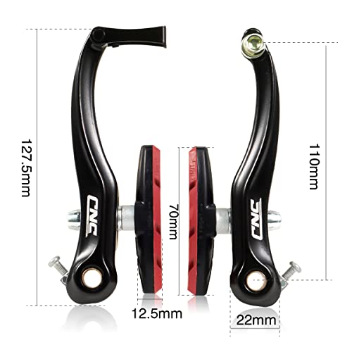 Cnc 20190903US12 Bicycle V Brake Set For Front/Rear Wheel thumb #1