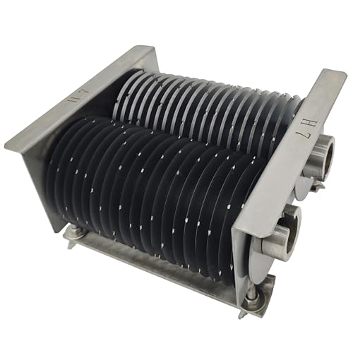 THUXEON 0.28inches/7mm Blade for Electric Food Slicer,110V Stainless Steel Blade for Commercial Slicer, Adjustable Thickness for Meat, Work for the Thickness Meat of 0.1-0.98inches/2.5-25mm