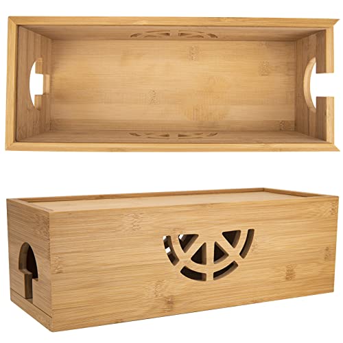 Image of Cable Management Box - Cord Organizer Box