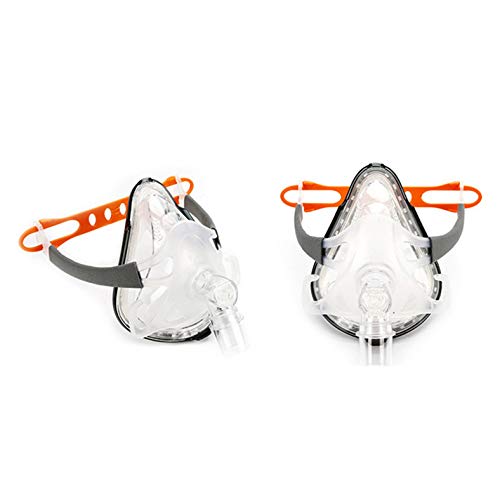 Denshine Full Face Mask for Sleep with Adjustable Headgear Clips (M (Height: 90-100mm))