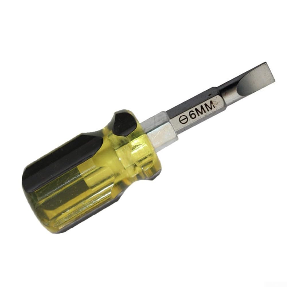 Tournevis ergonomique antidérapant avec double tête, PH2 et SL6 pour des tâches d'entretien et de réparation efficaces à la maison