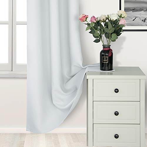 Image of DWCN Room Darkening Curtains for Bedroom Living Room 38 inchx63 inch Greyish White
