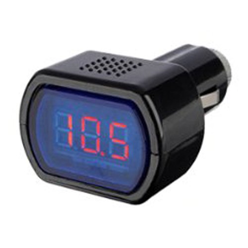 Sunluxy Mall Testeur Voltage Batterie Allume-cigare DC 12-24V