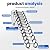12 Steps Attic Stairs Pull Down with Handrail, Titanium-Magnesium Alloy Retractable Attic Ladder, 10 FT Wall Mounted Folding Ladder for Garage Attic Basement Access(1102 Lbs)