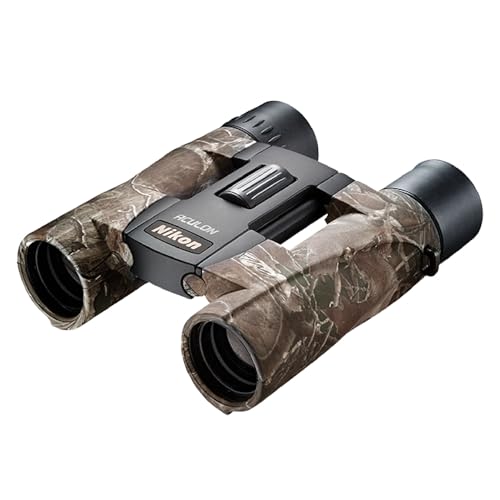 Nikon ACULON A30 10x25 TrueTimber KANATI Camo Binocular | Dual Hinge Design, Fully Multi-Coated Lightweight Binocular, Smooth Central Focus Knob | Official Nikon USA Model