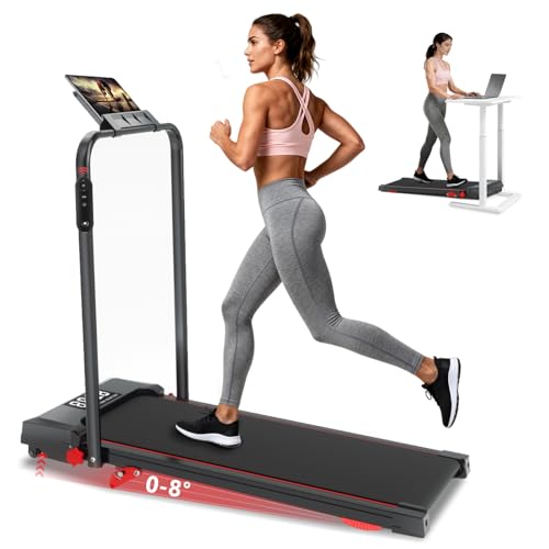 Joxir Walking Pad Treadmill with Incline and...