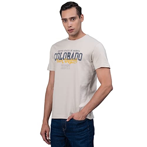 Image of Red Tape Printed Round Neck T-Shirt for Men | Premium Comfort | Versatile Everyday Essential
