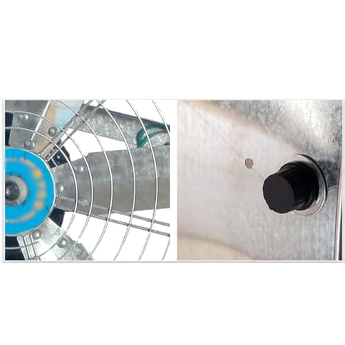 Ventilador de suelo industrial resistente, velocidad ajustable, diseño vertical para una refrigeración potente en agricultura y fábricas