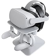 KIWI design [Uppgraderad version] VR-ställtillbehör Kompatibel med Quest 2/Quest 1/Rift S/Valve I...