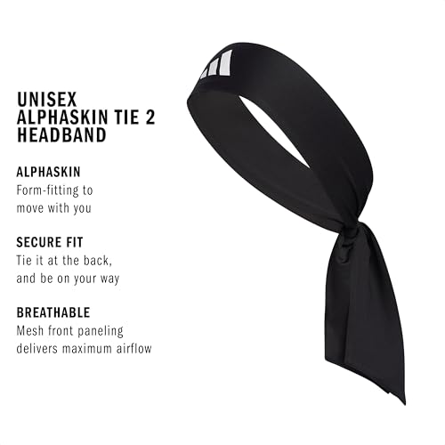 Image of adidas Womens Alphaskin Tie Headband