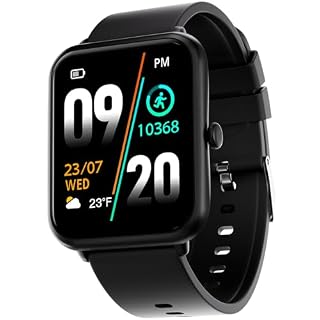 Fire-Boltt Ninja Call Pro Bluetooth Calling Smart Watch, 1.69″ HD Display,Dual Chip,AI Voice Assistant, 120+ Sports Modes, SpO2 & Heart Rate Monitor, Fitness Tracker Smartwatch for Men & Women - Black