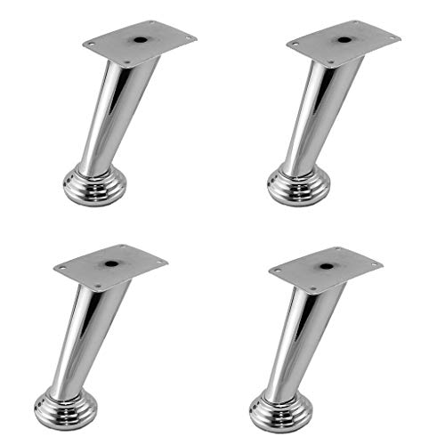 FSS Patas De Sofá Cónicas Inclinadas, Patas De Metal para Mesa De Centro, Patas De Soporte, Patas De Repuesto para Muebles, Juego De 4, IKEA O Hecho En EE. UU.