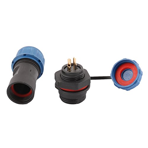 Aexit Conector Adaptador de Aviación 2 Polos SP1311/P miniatura 2