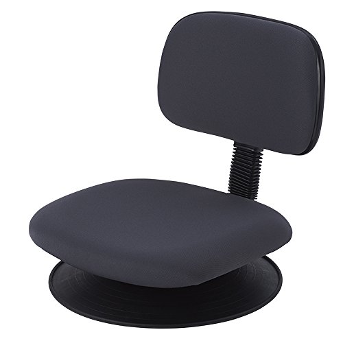 ナカバヤシ オフィスチェア 回転盤付き座いす グレー 87414