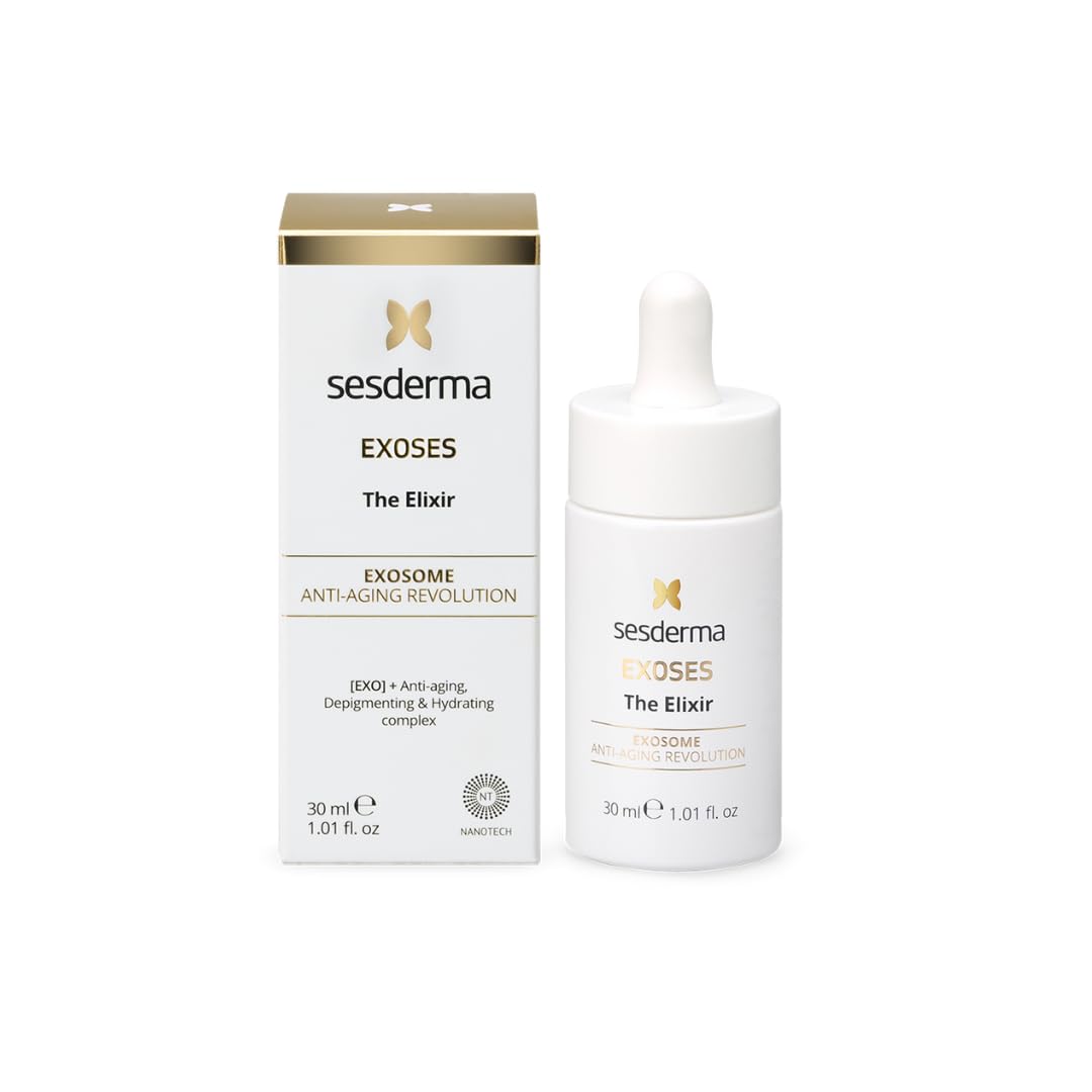 SESDERMA EXOSES The Elixir Gesichtsserum 30 ml Mit Exosomen Und HPR-Retinol | Mit Vitamin C und Hyaluronsäure für empfindliche Haut