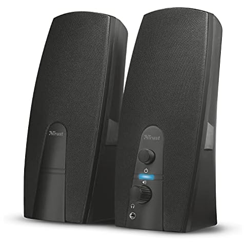Trust Almo Altavoces PC 2.0, 10W, USB, Jack 3.5mm, Auriculares - Negro Cover
