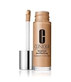 Clinique Beyond Perfecting Foundation + Concealer Makeup, 17 Nutty (M-N), Travel Size .17oz/5ml