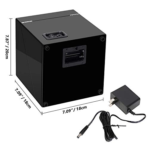 Double Watch Winder, Luxury Mechanical Watch Storage Case Wood Shell Piano Self Winding Watch Rotator Box- Battery Powered Or Ac Adapter With Quiet Motor #TOP4