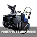 Snow Joe 15A Electric Snow Blower with Dual LED Lights, 22