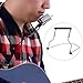 Tiiyee Harmonica Holder 10 Hole Harmonica Holder Stand Hands Free Harp Neck Brace protector Support Rack Mouth Organ Metal Frame Adjustable Anti Scratch Professional for Adults Music Enthusiast
