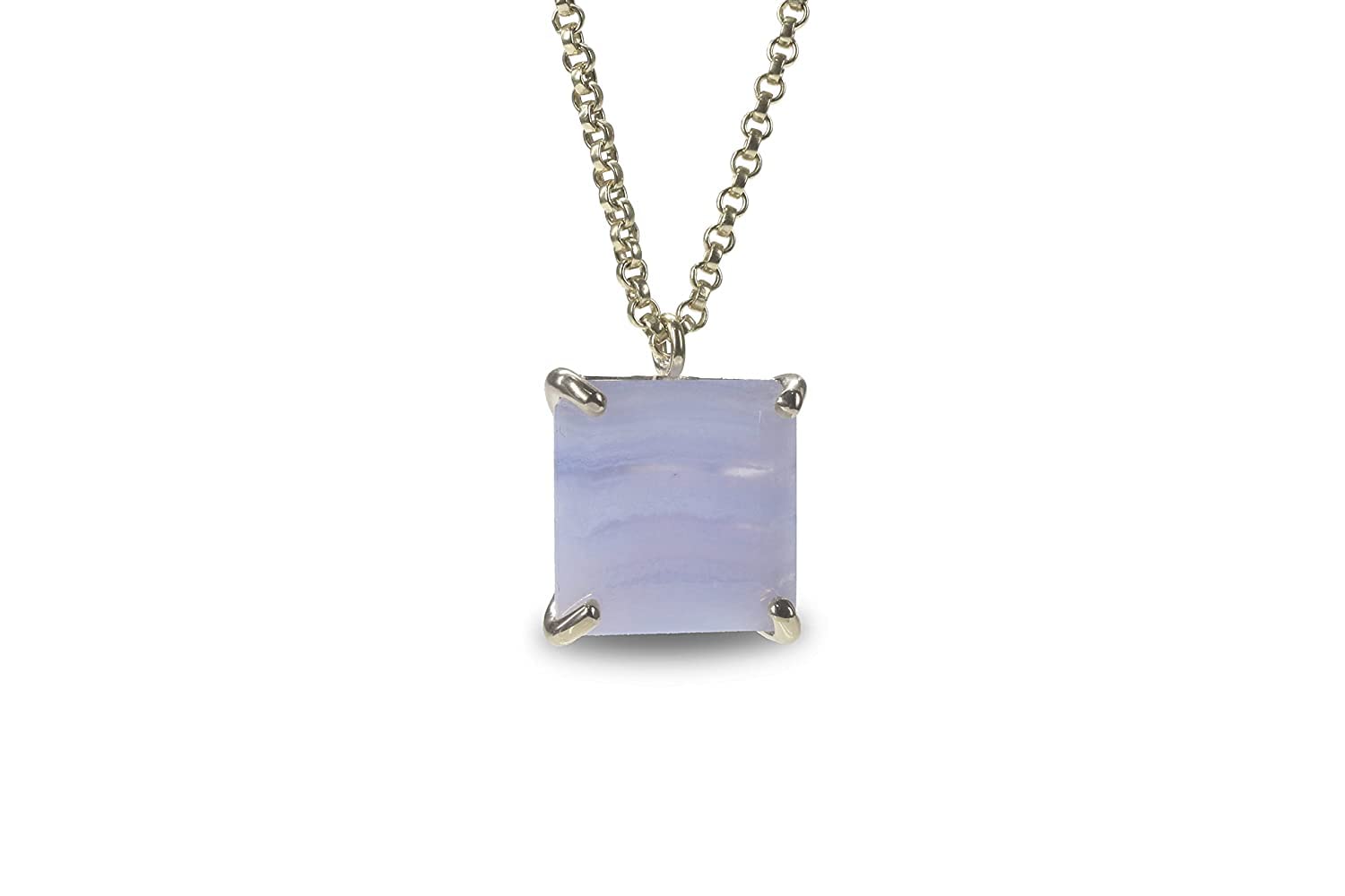 Collar de Ágata de Anémona - Collar de Oro de 14k Hecho a Medida para Mujeres - Collares Hechos a Mano con Estilo para la Moda, Regalos para Mujeres - Joyas de Piedras Naturales para Ella