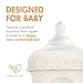 Boon Nursh Curve Silicone Baby Bottle Nipples - Platinum Food-Safe Silicone Bottle Nipples - Slow Flow Nipples for Baby Bottles - Baby Bottle-Feeding Supplies - 3 Count (Pack of 2)