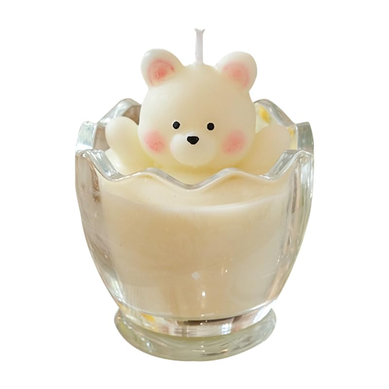 Amazon.com: Egg Shaped Glass Scented Candle Funny Fragrance Candle