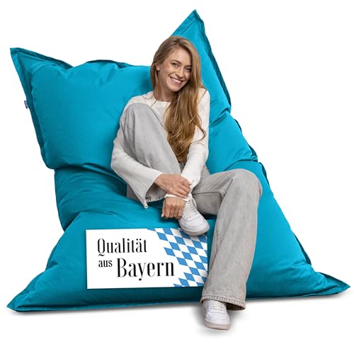 Bruni Puf gigante Caree en color azul claro