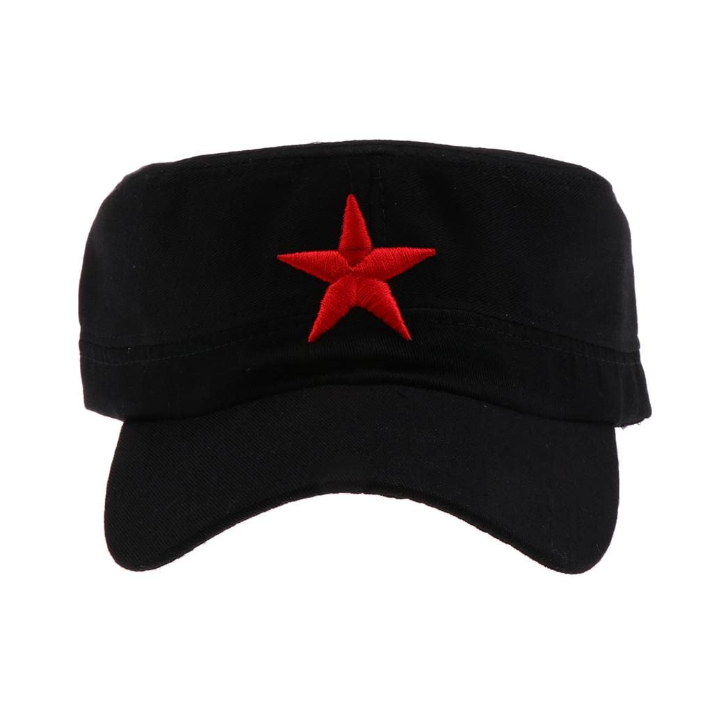 CALANDIS® Cotton Red Star Hat Men Women Outdoor Cap Camping Hiking Travel Black (B09ZNMKS7R) Amazon Price History, Amazon Price Tracker