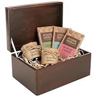 Creative Deco Braun Große Holzkiste mit Deckel | 30 x 20 x 14 cm (+/-1cm) | Ostern Kiste Holzbox Erinnerungsbox Baby Aufbewahrungsbox Spielzeugkiste Kasten | Für Hochzeit, Geburtstag