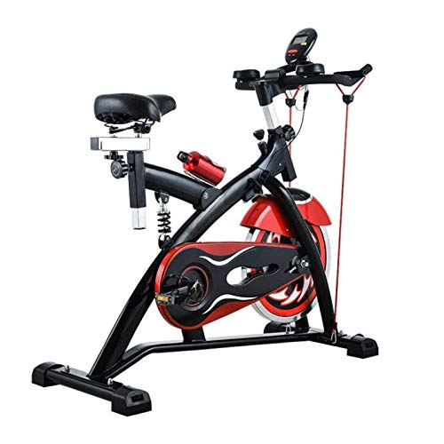 Image of Upright Exercise Bike Stationary Exercise Bike Indoor Cycling Bike Fitness Stationary All-Inclusive Flywheel Bicycle with Resistance for Gym Home Cardio Workout Machine Training