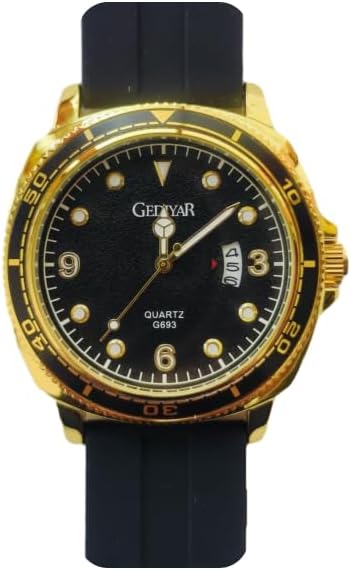 Men's Waterproof Dress Watch relojes para Hombres Trabajo Gold