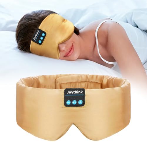 Joythink Casque sommeil Bluetooth Masque Écouteurs en soie Occult...
