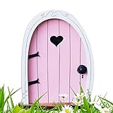 ↸Conexión de entrada: la puerta de madera del jardín de hadas es la "entrada" que conecta su jardín con el mundo de los cuentos de hadas. Las hadas, los gnomos y los duendes pueden entrar en su jardín a través de la puerta del jardín de hadas en miniatura.
