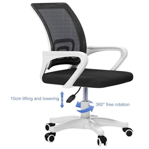 Chaise de bureau ergonomique avec soutien dorsal et accoudoirs réglables - 4