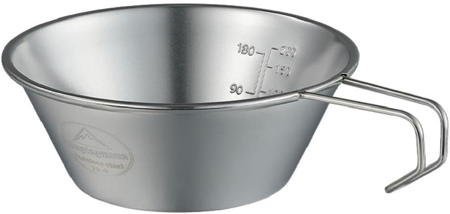 キャプテンスタッグ - みんな持ってる！？シェラカップは使える万能アイテム｜ナチュラム 残り1点コップ ステンレス シェラカップ BBQ キャンプ トレッキング 1個