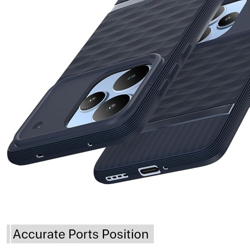 Image of Shockproof Case for Realme P4 Pro 5G | Full Camera Protection | TPU Flexible Back Cover for Realme P4 Pro 5G (Steel Blue)