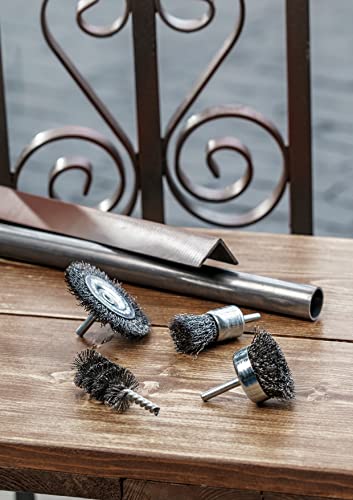 Bosch Home and Garden 2609256553 DIY Drahtbürsten-Set 4 -teilig