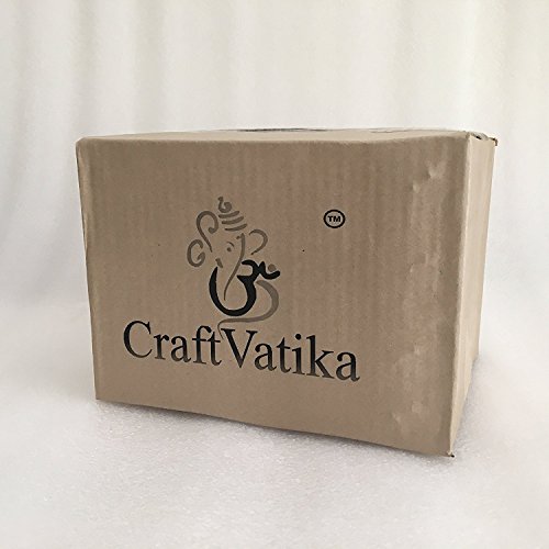 Image of CraftVatika Brass Shiva Family Murti Idol - Shiv Shankar, Ganesh, Parvati, Kartikey Statue, (9.7 Inches Height)
