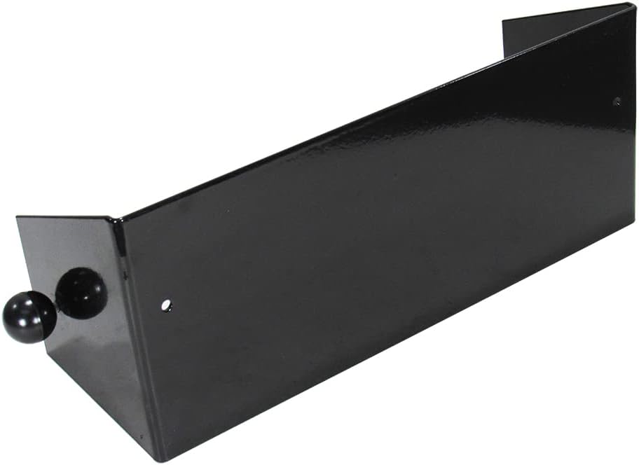 Pit Posse 573BK Paper Towel Holder Dispenser Aluminum Enclosed Trailer Shop Garage Storage Organizer-Made in USA- 5 Year Warranty-Powder Coated Black-5th Wheel, Toy Hauler, Snowmobile