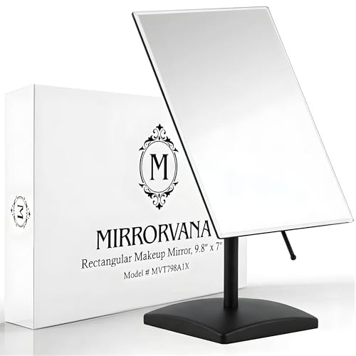 Espejo de Mesa Grande Rectangular MIRRORVANA 9.8 x 7 pulg.