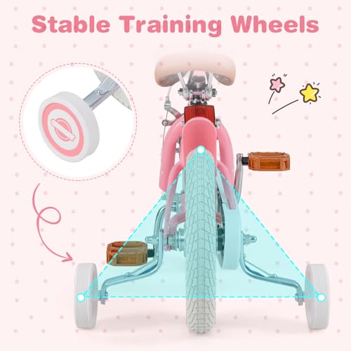 Image of BABY JOY Kids Bike, 12 14 16 18 20 Inch Boys Girls Bike w /Removable Basket